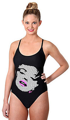 Betsey Johnson Betsey Meets Friend One-Piece Swimsuit