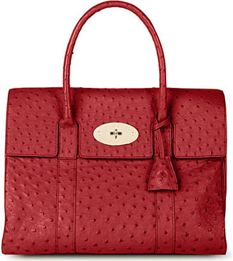 Mulberry Bayswater ostrich-leather tote