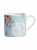 Royal Albert Polka blue modern ceramic mug