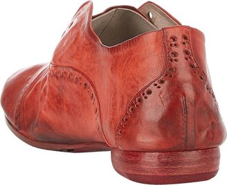 Marsèll Distressed Laceless Brogues-Red