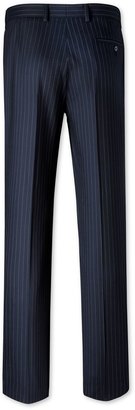 Charles Tyrwhitt Blue pinstripe slim fit suit pants