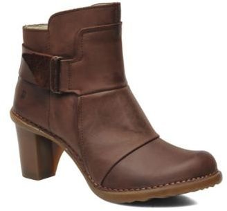 El Naturalista Women's Duna N566 Rounded toe Ankle Boots in Brown