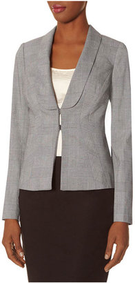 The Limited Check Shawl Lapel Jacket