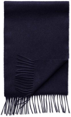 Charles Tyrwhitt Navy cashmere and merino scarf