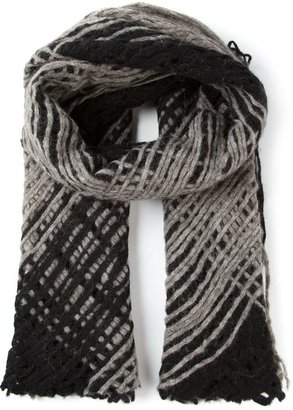 Faliero Sarti chunky knit scarf