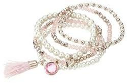 Lipsy Pearl And Tassel Bracelets
