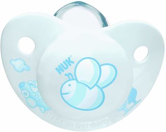 NUK Rose and Blue Silicone 2 Pack BPA Free Pacifier, Size 2, Colors May Vary