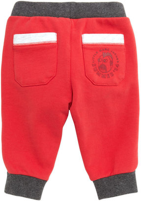 Little Marc Jacobs Cotton-Fleece Jogging Sweatpants, Red, 3-18 Months
