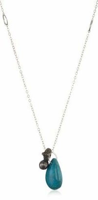 Melissa Joy Manning Water" 14k Gold and Silver Chrysacolla Necklace