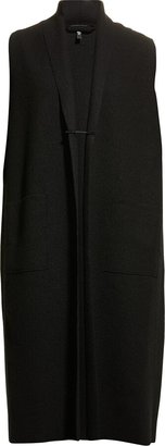 Eileen Fisher Long Lightweight Wool Vest