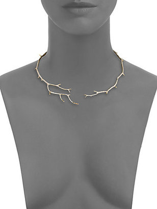 Ippolita Stardust Diamond & 18K Yellow Gold Branch Collar Necklace