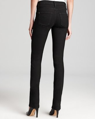 James Jeans High Rise Straight Leg in Clean Black