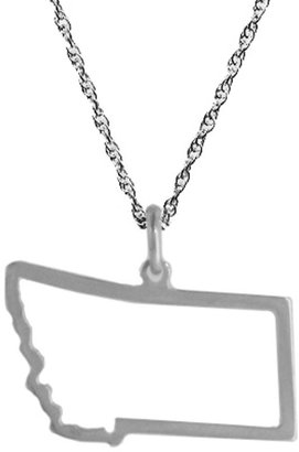 Maya Brenner Designs Northwest States Charm Necklace in Silver