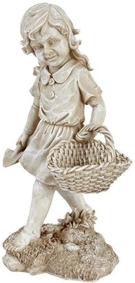 Very Skipping Girl with Basket
