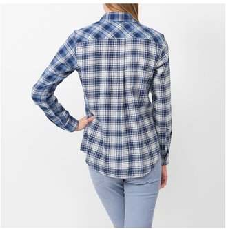 Uniqlo Women Flannel Check Long Sleeve Shirt