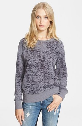 IRO 'Lisbet' Burnout Cotton Blend Sweatshirt