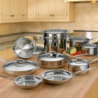 Cuisinart 17-Piece Stainless Steel Cooking Set