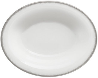 Wedgwood Dinnerware, Silver Aster Oval Vegetable Bowl