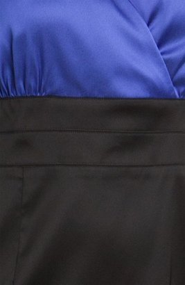 Donna Ricco Pleated Sheath Dress (Plus Size)