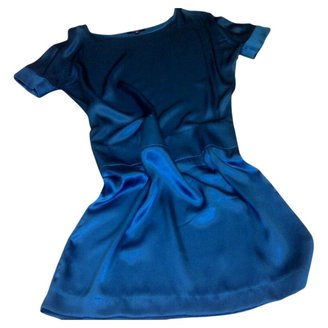 Tara Jarmon Blue Silk Dress