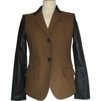 Donna Karan Brown Wool Jacket