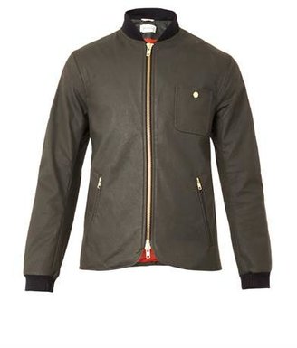 Oliver Spencer Lambeth waxed-cotton bomber jacket