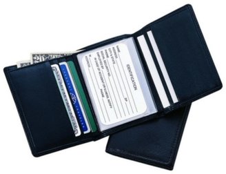 Royce Leather Men's Tri-Fold Wallet in Top Grain Nappa Leather