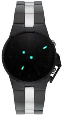 Storm Men's black solar dial bracelet watch