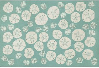 Liora Manné Trans ocean imports frontporch shell toss indoor outdoor rug - 7'6'' x 9'6''