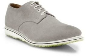 Walk-Over Suede Lace-Up Oxfords