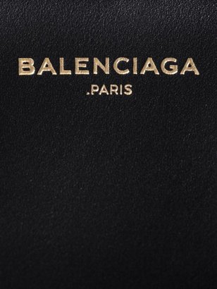 Balenciaga Padlock Work large leather tote