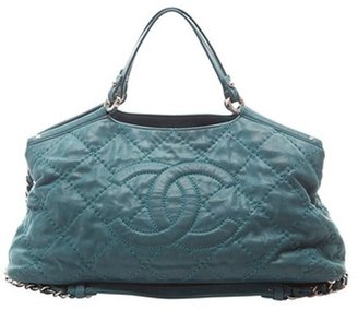 Chanel Pre-Owned Iridescent Sea Hit Shopping Bag