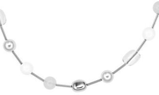 Skagen Sea glass beaded necklace