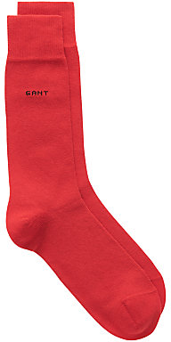 Gant Soft Cotton Socks, One Size, Red