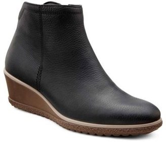 Ecco Black 'Cam' Womens Wedge Heel Ankle Boots