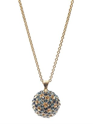 Alexander McQueen Crystal-embellished ball necklace