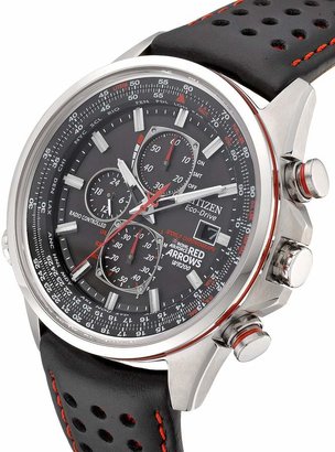 Citizen Eco-Drive Red Arrows World Chronograph A.T. Radio-Controlled Strap Mens Watch
