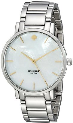Kate Spade Women's 1YRU0215 GRAMERCY GRAND Analog Display Japanese Quartz Silver Watch
