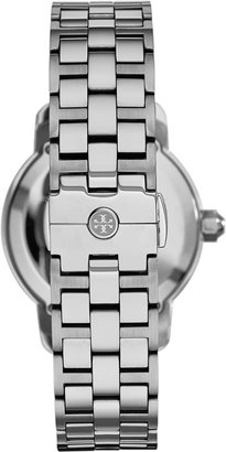 Tory Burch Watches 37mm Tory Stainless Steel Bracelet Watch, Light Pink/Silver