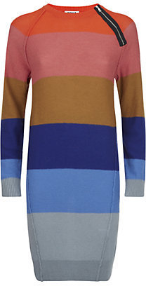 Sonia Rykiel Sonia by Multicolour Striped Sweater Dress