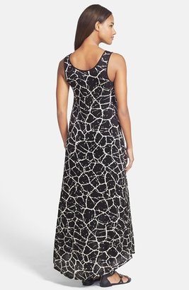 Kensie 'Cracked Stones' High/Low Maxi Dress