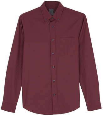 Zegna Sport 2271 Zegna Sport Red and navy gingham cotton shirt