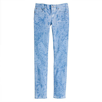 J.Crew Toothpick jean in garment-printed floral