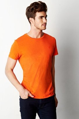American Eagle Outfitters Orange Legend Crew T-Shirt