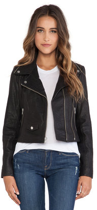 Obey Savages Leather Jacket