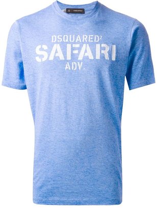 DSquared 1090 DSQUARED2 'Safari' print t-shirt