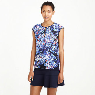 J.Crew Collection inky floral top