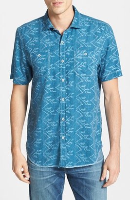 Tommy Bahama 'Broadway Blue' Island Modern Fit Short Sleeve Sport Shirt