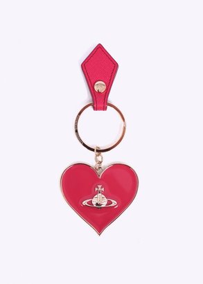 Vivienne Westwood Mirror Heart Keyring