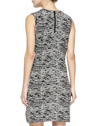 Theory Vimlin Prosecco Sleeveless Space-Dyed Dress